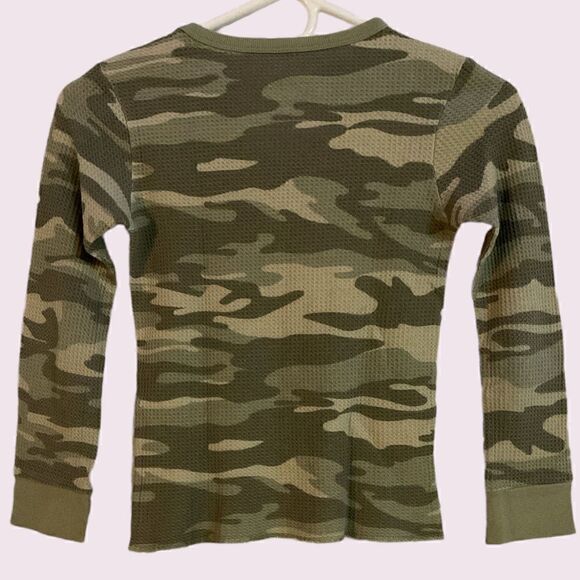 Boys Camouflage Long Sleeve Tee Shirt - Picture 2 of 3